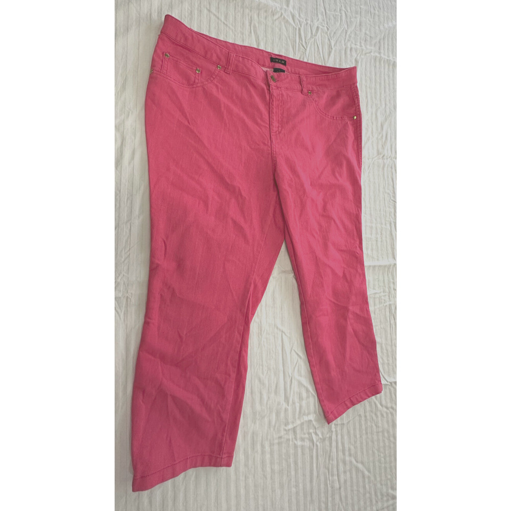 🍎🍎🍎 IMAN WOMENS JEANS CAPRIS PANTS SIZE XL 🍎🍎🍎